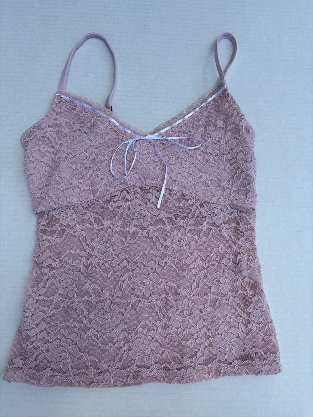 Hollister Lace Camisole in Dusty Rose